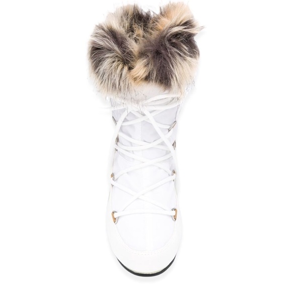 Moon Boot ProTECHt Monaco low snow Fur boots Women Size - Picture 3 of 3